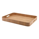Dienblad met handvat 55.0x40.0cm houtfineer licht hout Genware