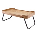 Dienblad met poten 59.0x30.0cm roomservice houtfineer licht hout Genware