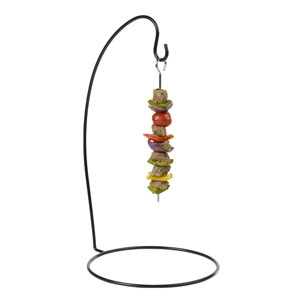 Espetada standaard 24.0x(h)45.0cm staal zwart Genware
