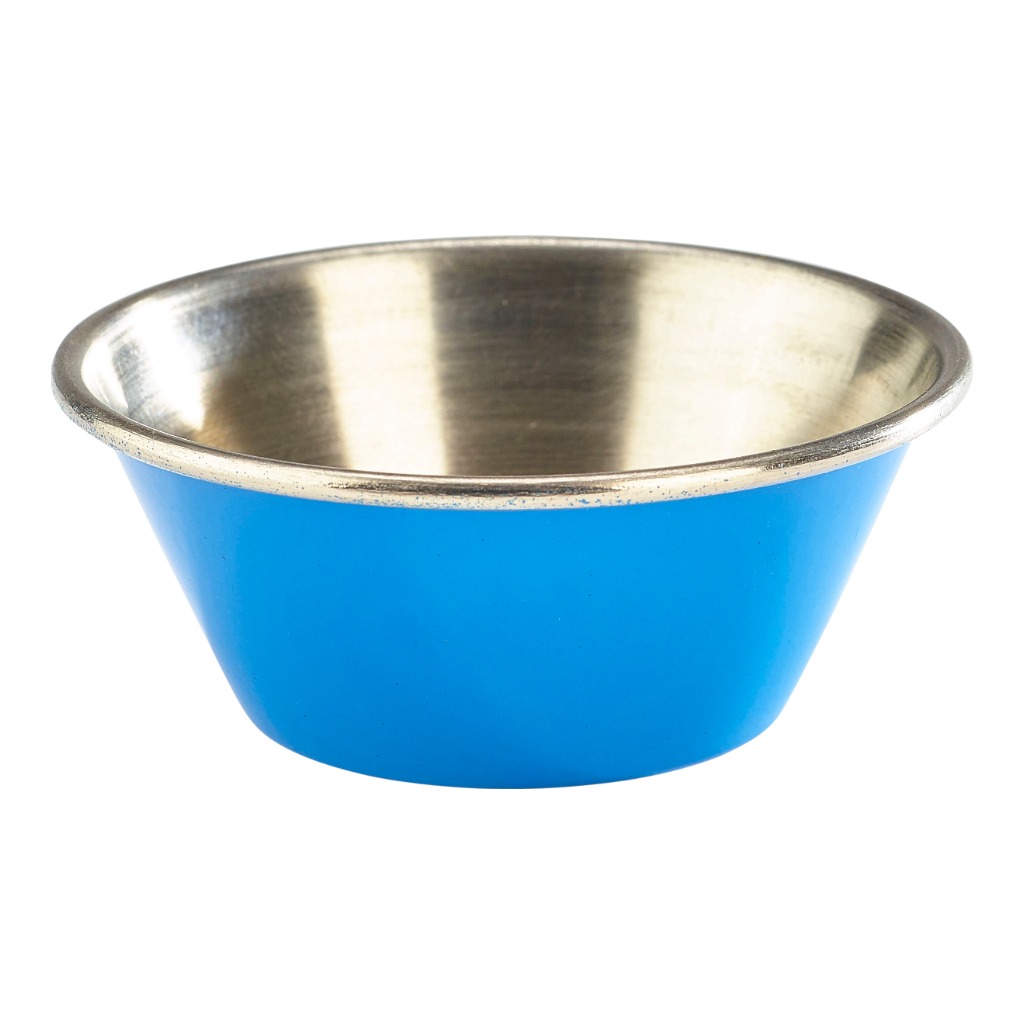 Dipper/tipje 6.1cm 4.3cl RVS blauw Genware
