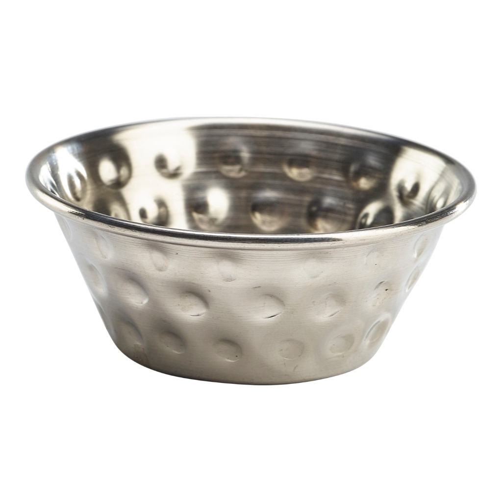 Dipper/tipje 6.1cm 4.3cl RVS gehamerd Genware