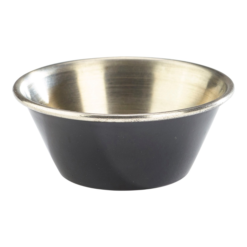 Dipper/tipje 6.1cm 4.3cl RVS zwart Genware