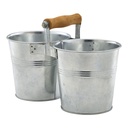 Serveeremmer combi 12.0cm gegalvaniseerd staal Genware