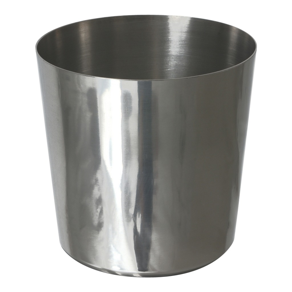 Serveerbeker 8.5x(h)8.5cm RVS Genware