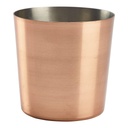 Serveerbeker 8.5x(h)8.5cm RVS koper Genware