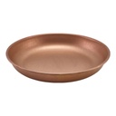 Bord coupe 24.0cm steel vintage koper Genware