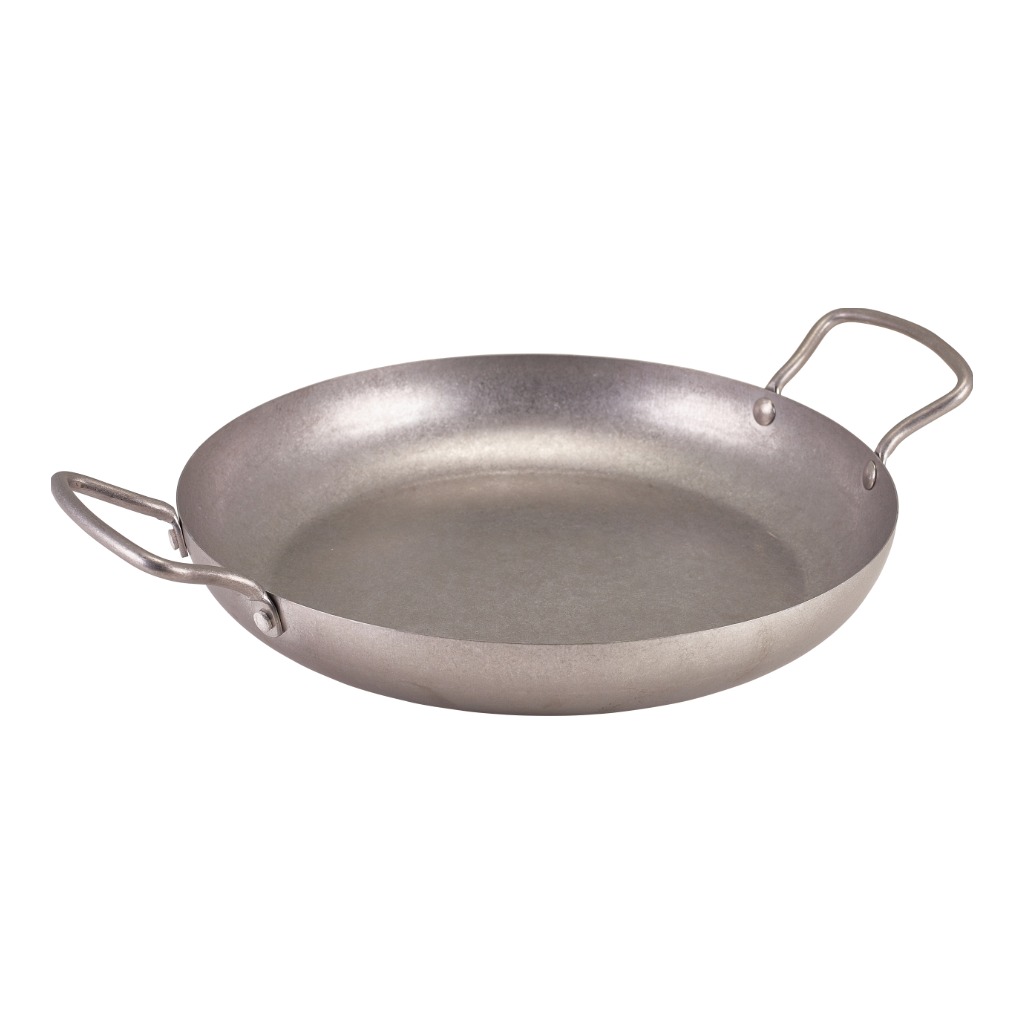 Paellapan diep 28.0cm steel vintage Genware