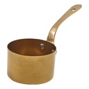 Serveer/sauspan 7.8cm 20.0cl steel vintage goud Genware