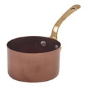 Serveer/sauspan 9.0cm 35.0cl steel vintage koper Genware
