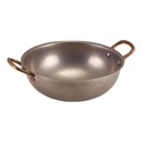 Wok mini 18.5cm steel vintage Genware