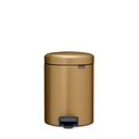Prullenbak 5.0l NewIcon Brabantia warm brass