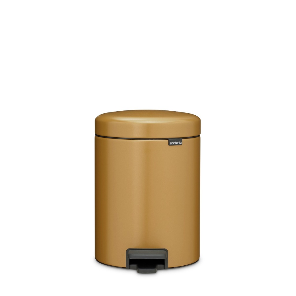 Prullenbak 5.0l NewIcon Brabantia warm gold
