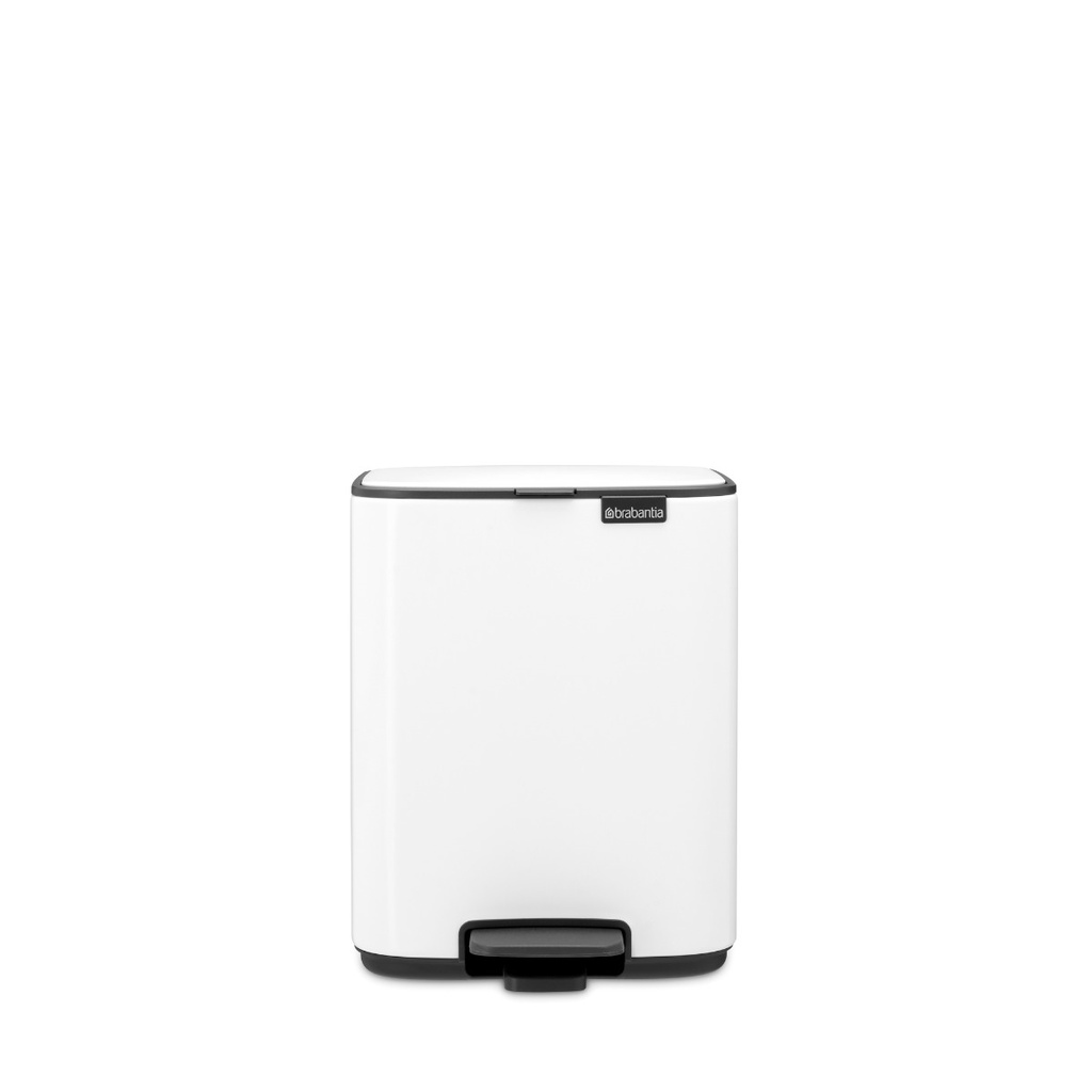Prullenbak 7.0l Bo pedaal Brabantia white