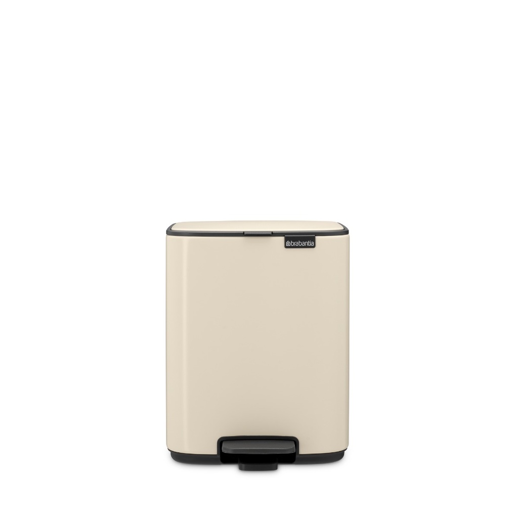 Prullenbak 7.0l Bo pedaal Brabantia soft beige