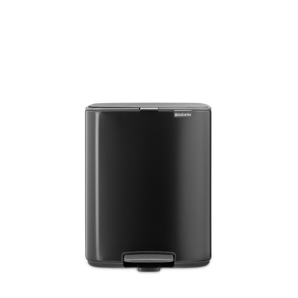 Prullenbak 12.0l Bo pedaal Brabantia matt black