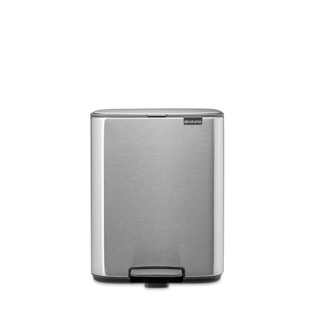 Prullenbak 12.0l Bo pedaal Brabantia fpp matt steel