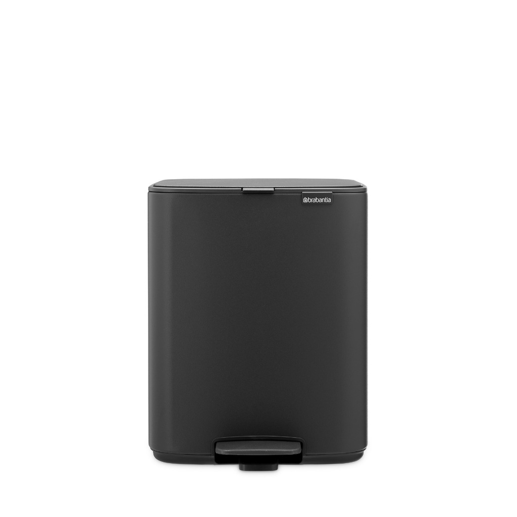 Prullenbak 12.0l Bo pedaal Brabantia mineral infinite grey
