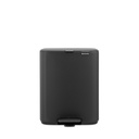 Prullenbak 12.0l Bo pedaal Brabantia mineral infinite grey