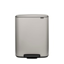 Prullenbak 60.0l Bo pedaal Brabantia soft grey