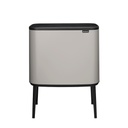 Prullenbak 11/23.0l Bo touch Brabantia soft grey