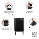 Prullenbak 7.0l Bo op poten Brabantia matt black