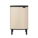 Prullenbak 12.0l Bo op poten Brabantia soft beige