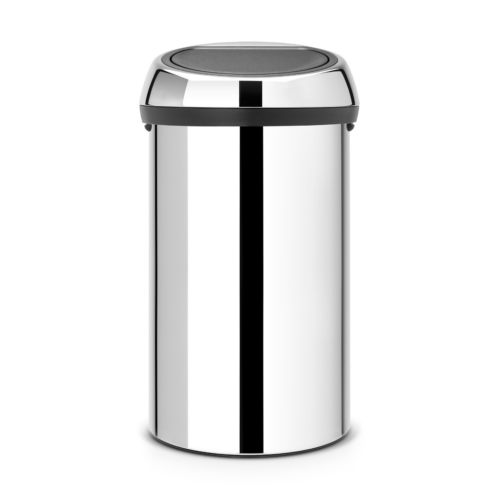 Prullenbak 60.0l touch bin Brabantia steel