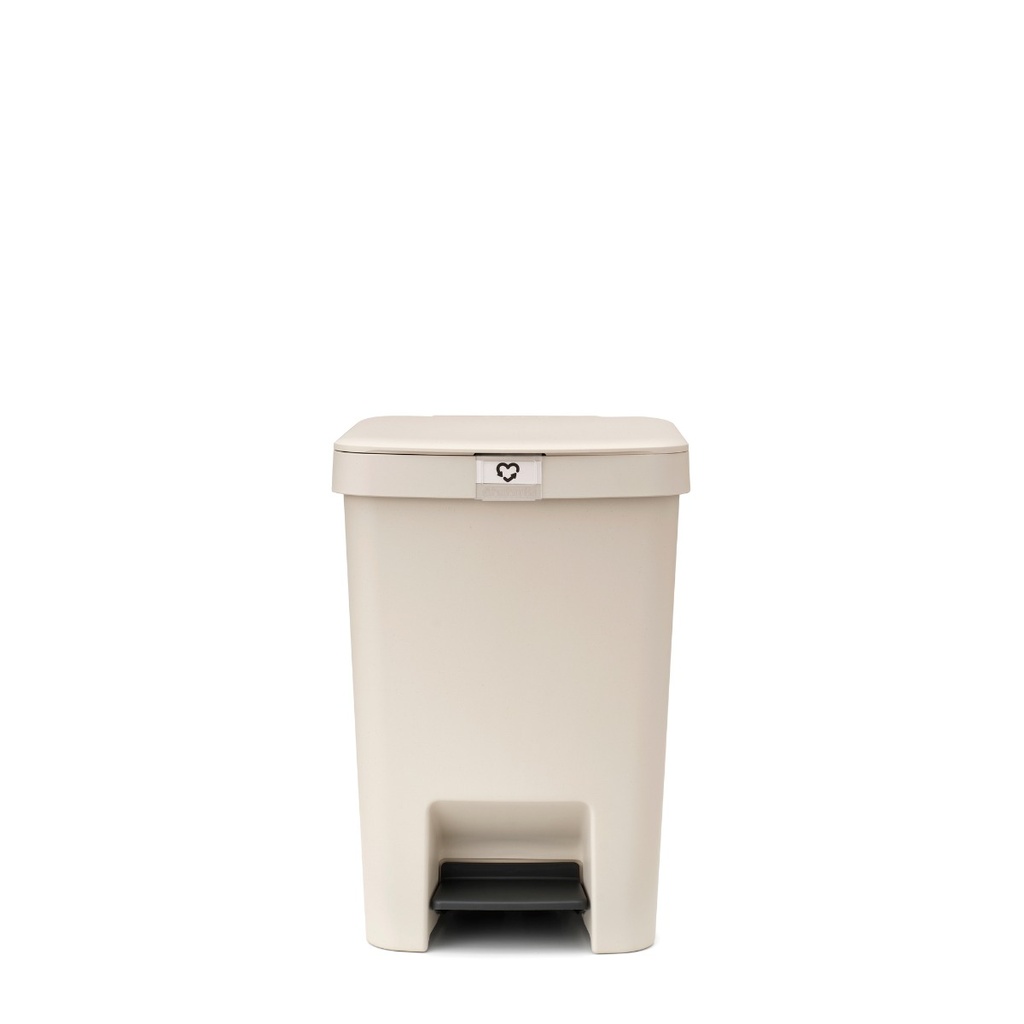Prullenbak StepUp 25.0l Brabantia soft beige