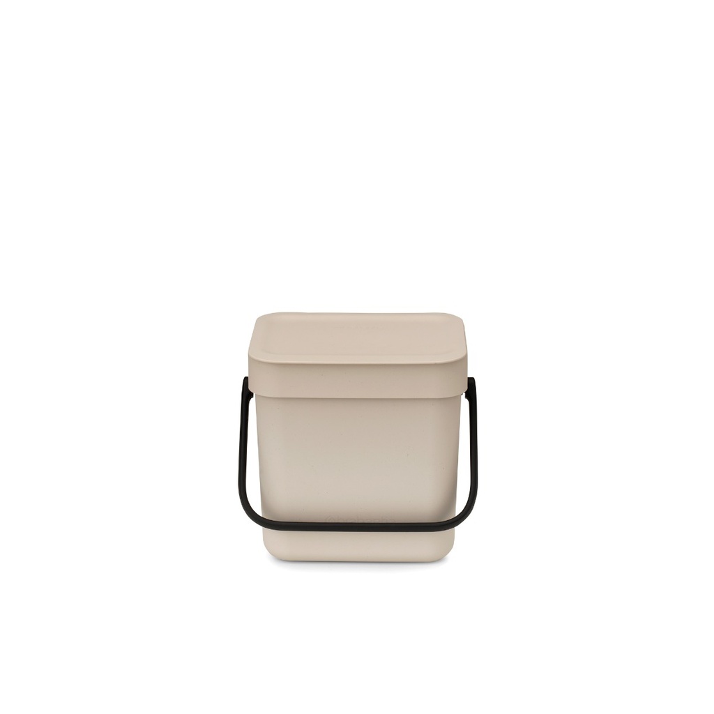 Prullenbak sort&go 3.0l Brabantia soft beige