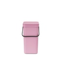 Prullenbak sort&go 12.0l Brabantia lilac pink
