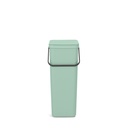 Prullenbak sort&go 40.0l Brabantia jade green