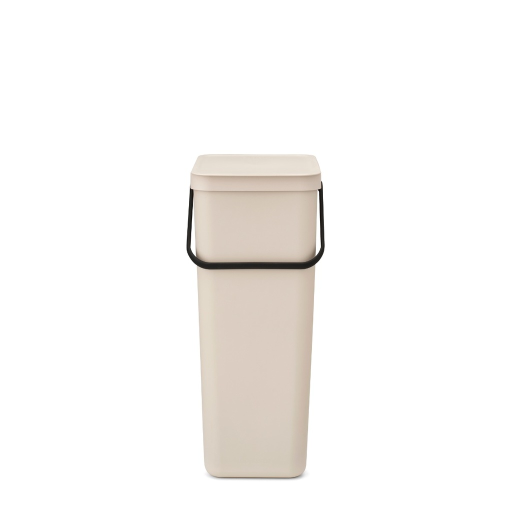 Prullenbak sort&go 40.0l Brabantia soft beige