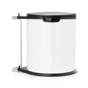 Prullenbak 15.0l built-in Brabantia white/black