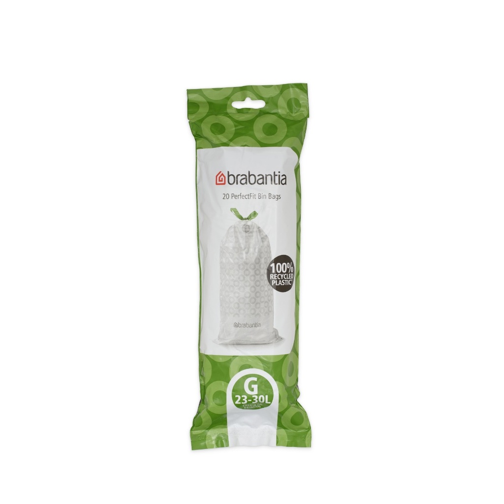 20 st afvalzak PerfectFit 23-30l Brabantia code g