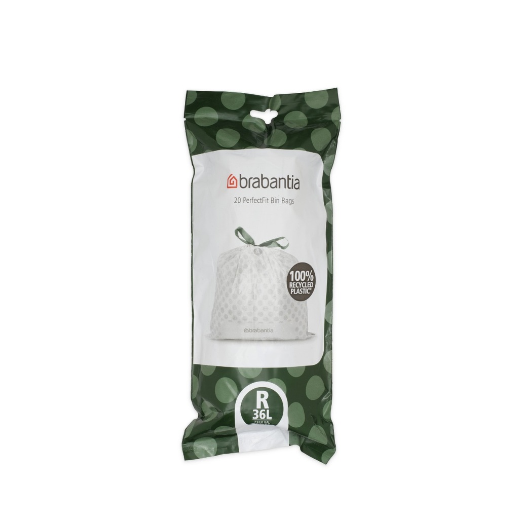 20 st afvalzak PerfectFit 36.0l Brabantia code r