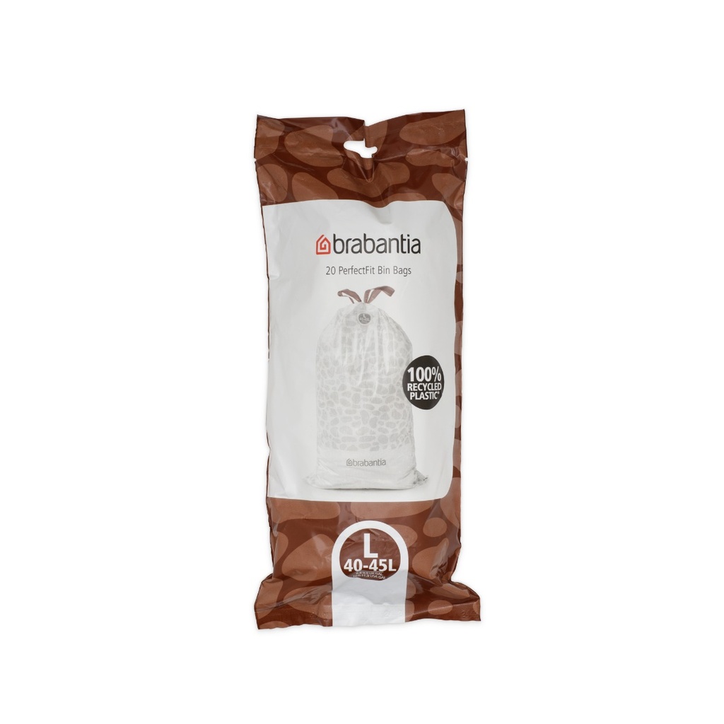 20 st afvalzak PerfectFit 40-45l Brabantia code l