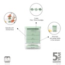 Groentesnijder Tasty+ Brabantia jade green