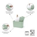 Aanrecht organiser sinkside Brabantia jade green