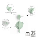 Afwasborstel m/zuignaphouder sinkside Brabantia jade green