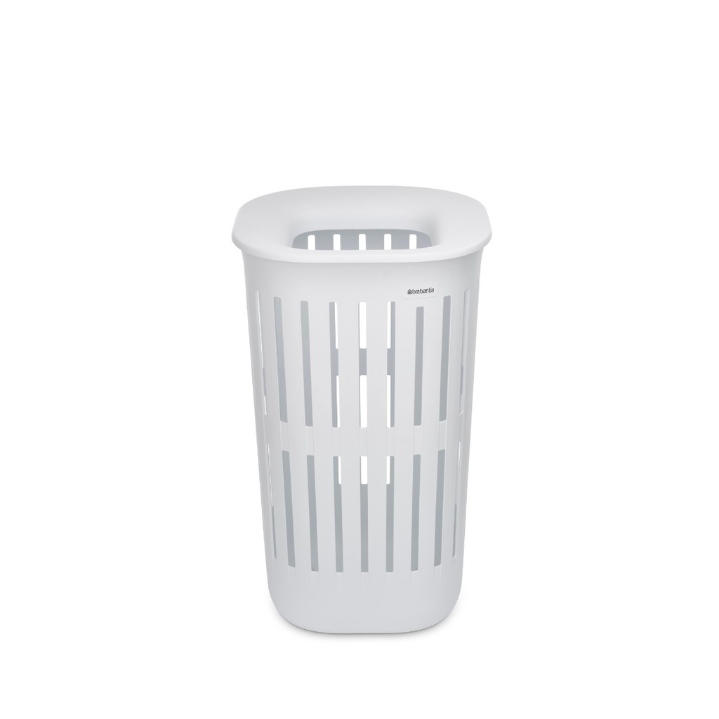 Wasmand m/deksel 55.0l collect-it Brabantia white