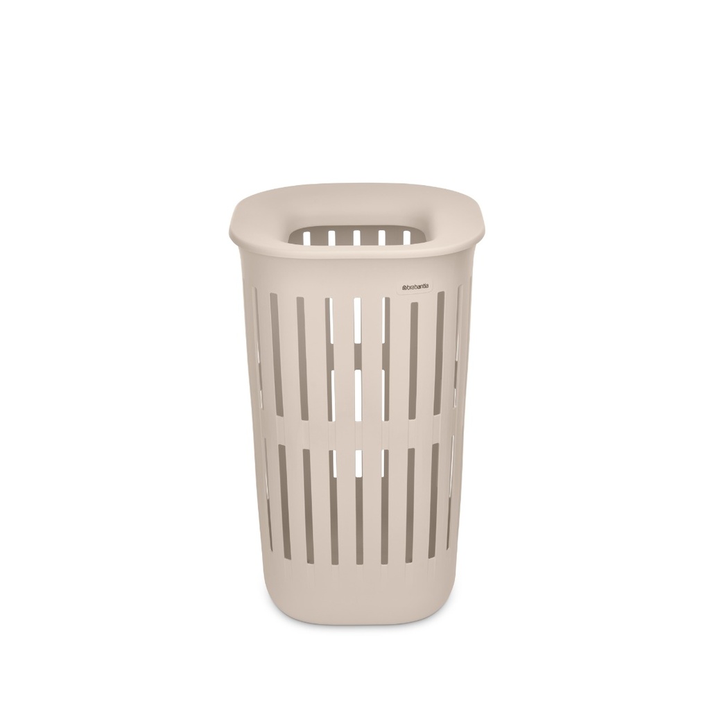 Wasmand m/deksel 55.0l collect-it Brabantia soft beige