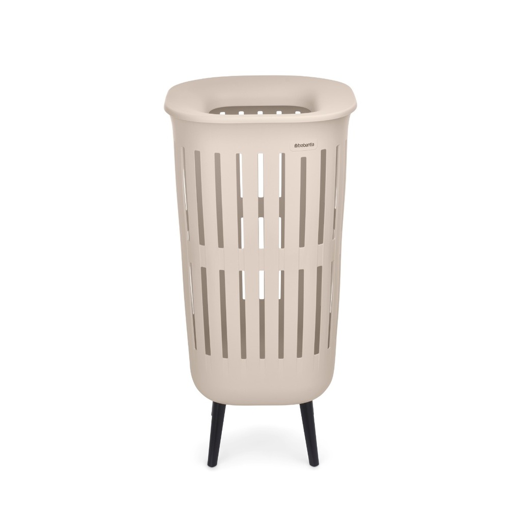 Wasmand m/deksel 55.0l collect-it hi Brabantia soft beige