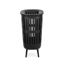 Wasmand m/deksel 55.0l collect-it hi Brabantia black