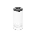 Wasbox m/kunststof deksel 35.0l Brabantia white/dark grey