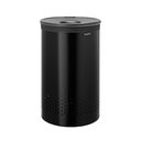 Wasbox m/kunststof deksel 60.0l Brabantia matt black/dark grey