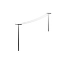 Waslijn m/palen 50.0mtr hangout Brabantia black