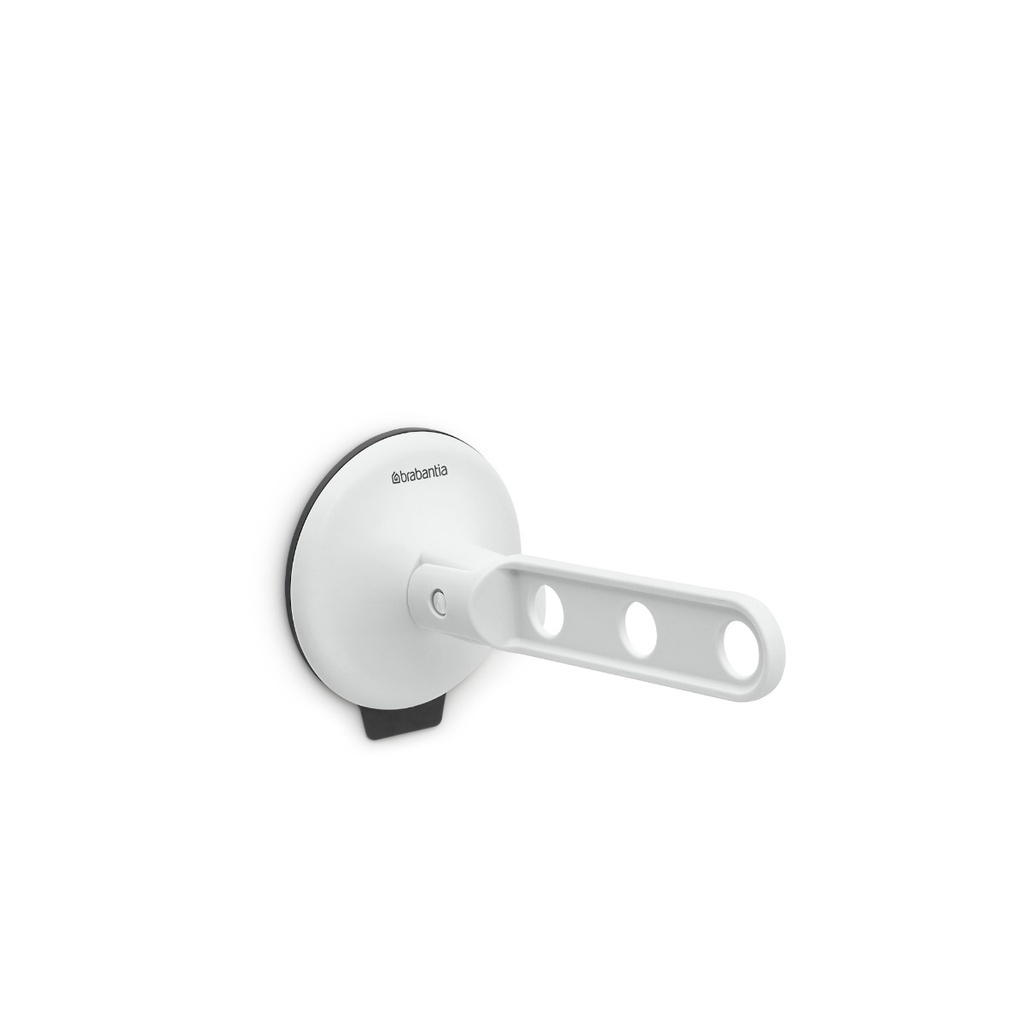 Kledinghaak inklapbaar m/zuignap Brabantia light grey