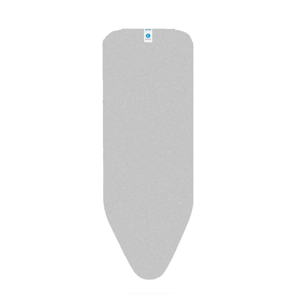 Strijkplankhoes C 124x45cm toplaag siliconen Brabantia metallised