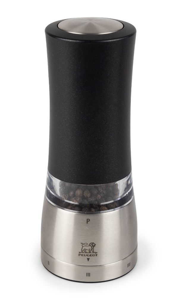 Elektrische pepermolen Peugeot Daman 16.0cm iriserend zwart U'Select