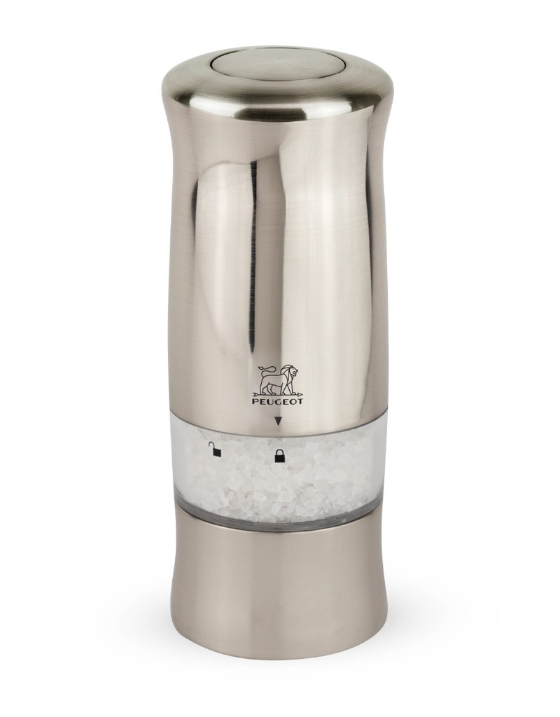 Elektrische zoutmolen Peugeot Zeli 14.0cm RVS-look